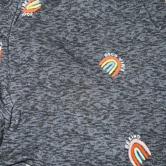 Old Navy Rainbow Skies Good vibes Be kind Sunday Sleep Shorts Small - Picture 7 of 7